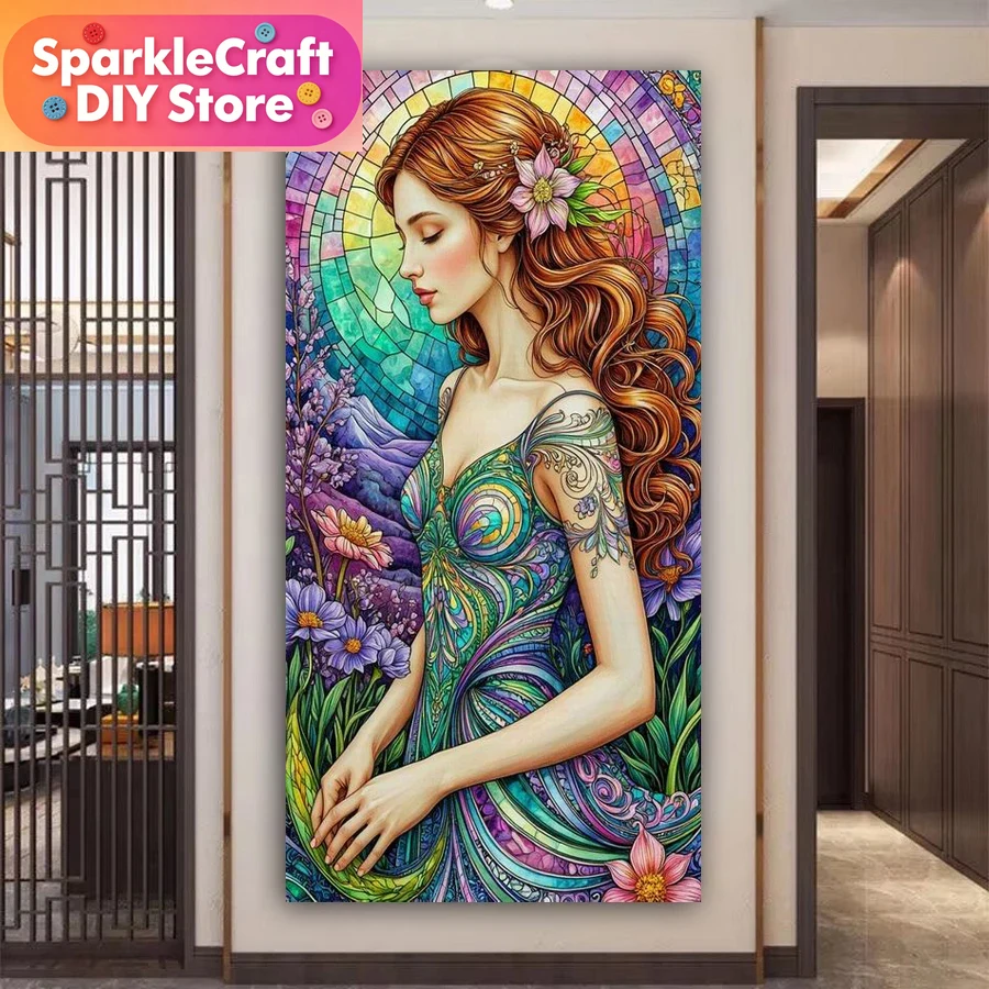 Women'S Bags New Collection - 1pc frameless Abstract Fantasy Woman Picture