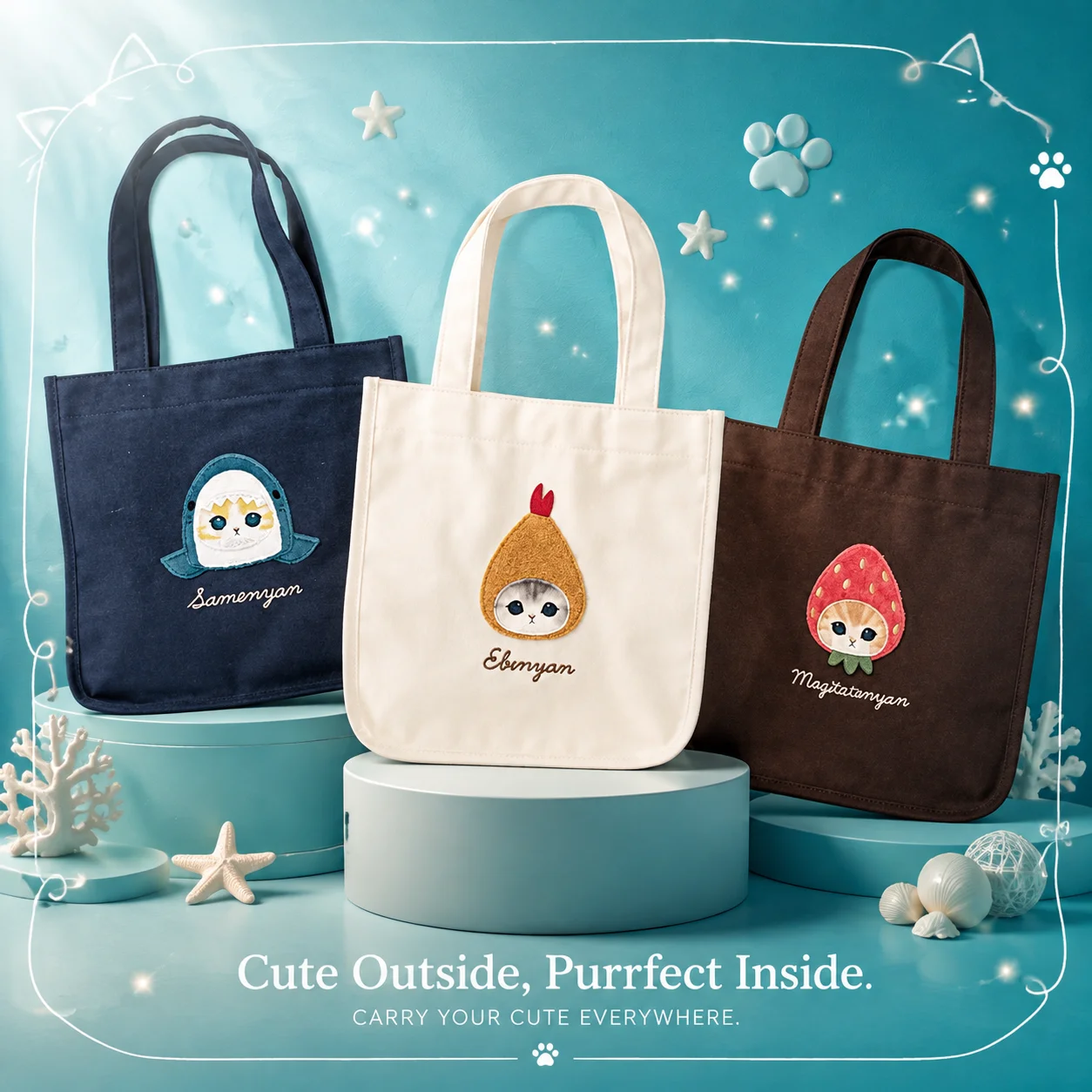 Women Bags Daily Use - Japanese Mofusand Same Style New Cute