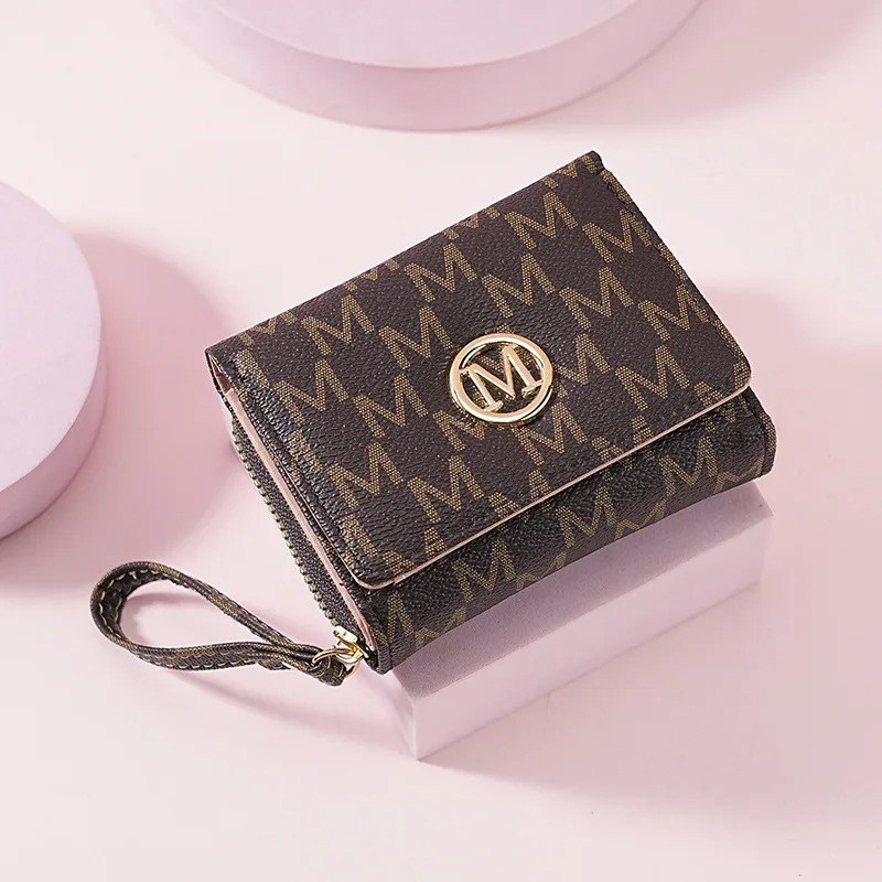 Threefold Zipper Wallet with L - Women Bags Daily Use recension och pris