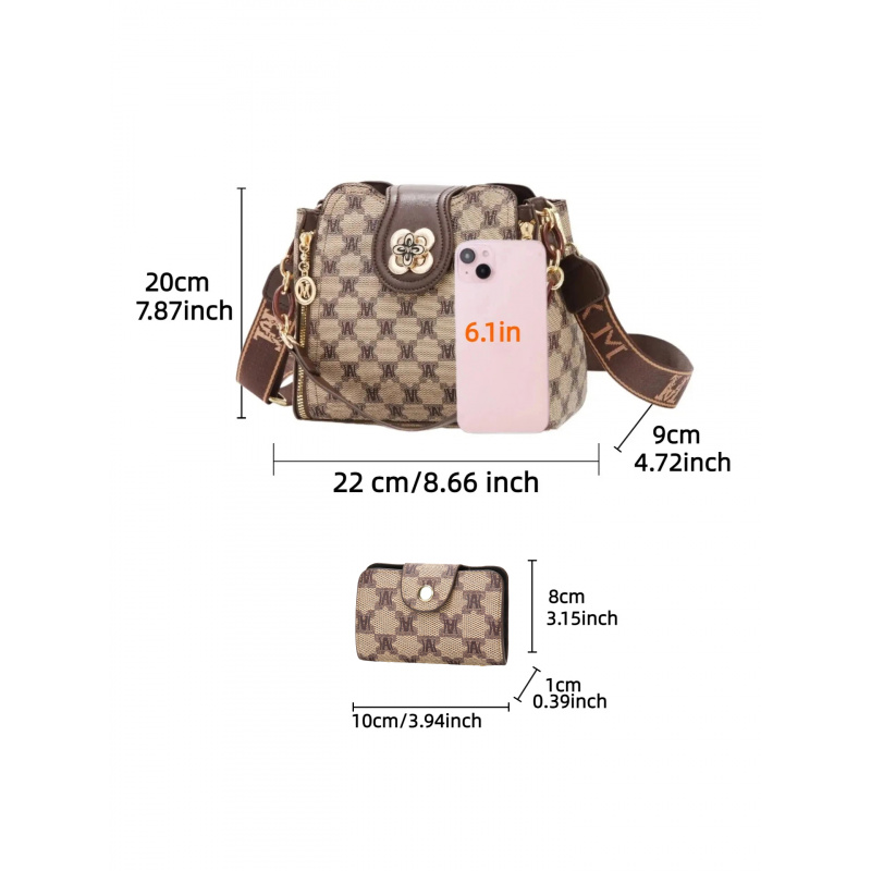 vintage letter printed shoulde - Women Bags Daily Use recension och pris