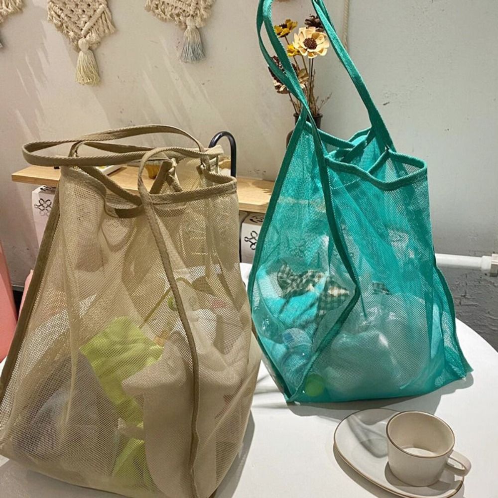 Mesh Shoulder Bag Transparent  - Women Bags Daily Use recension och pris
