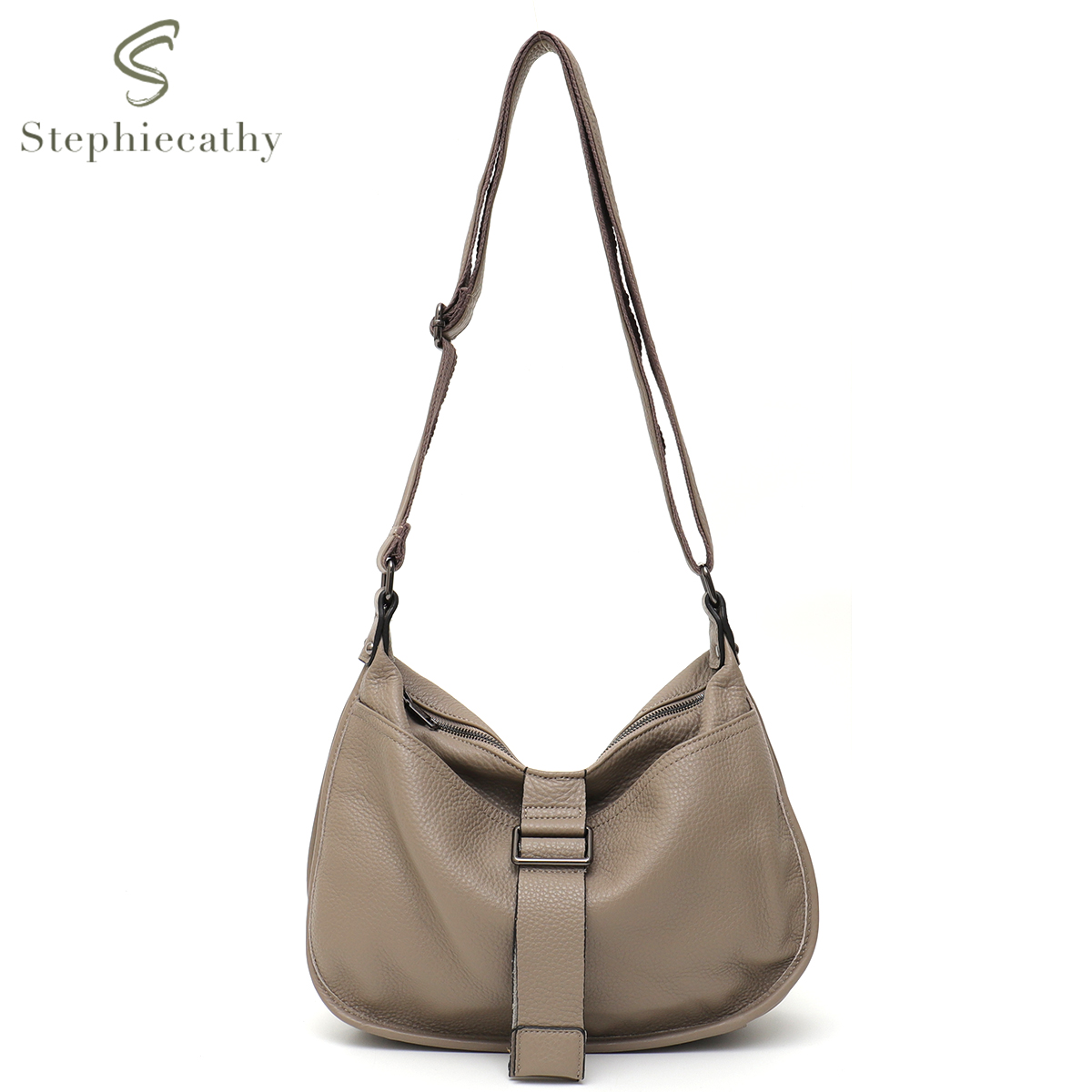 Women Design Style Genuine Lea - Hobo Bag Slouchy recension och pris