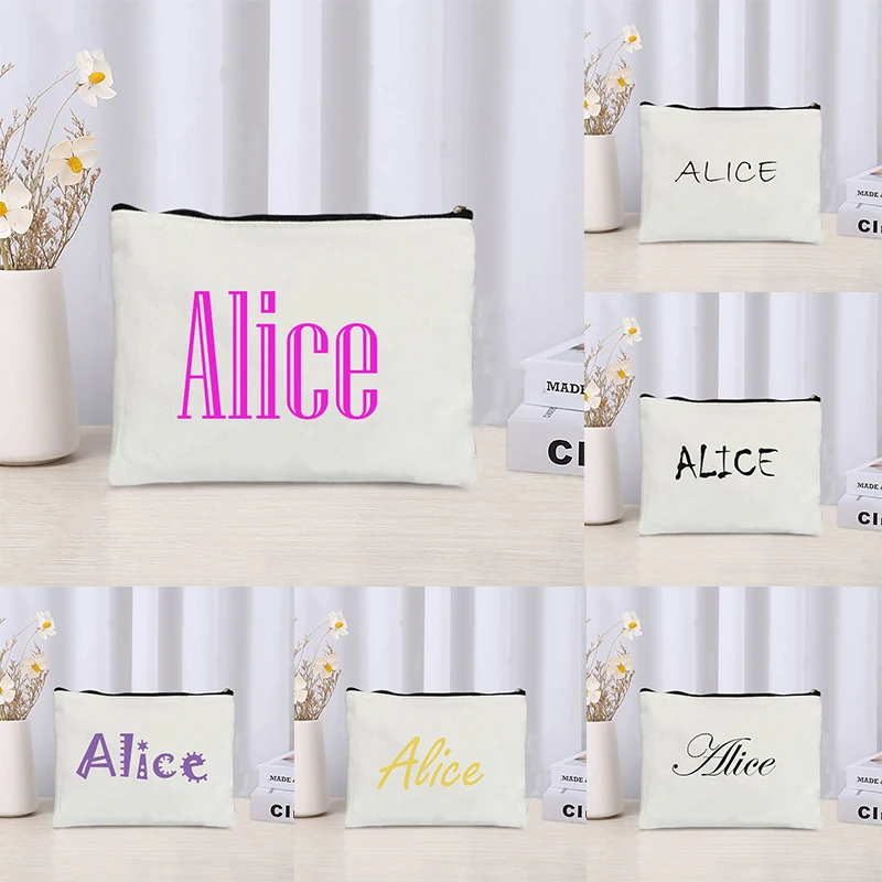 Custom Your Name Cosmetic Bag  - Women Bags Price recension och pris