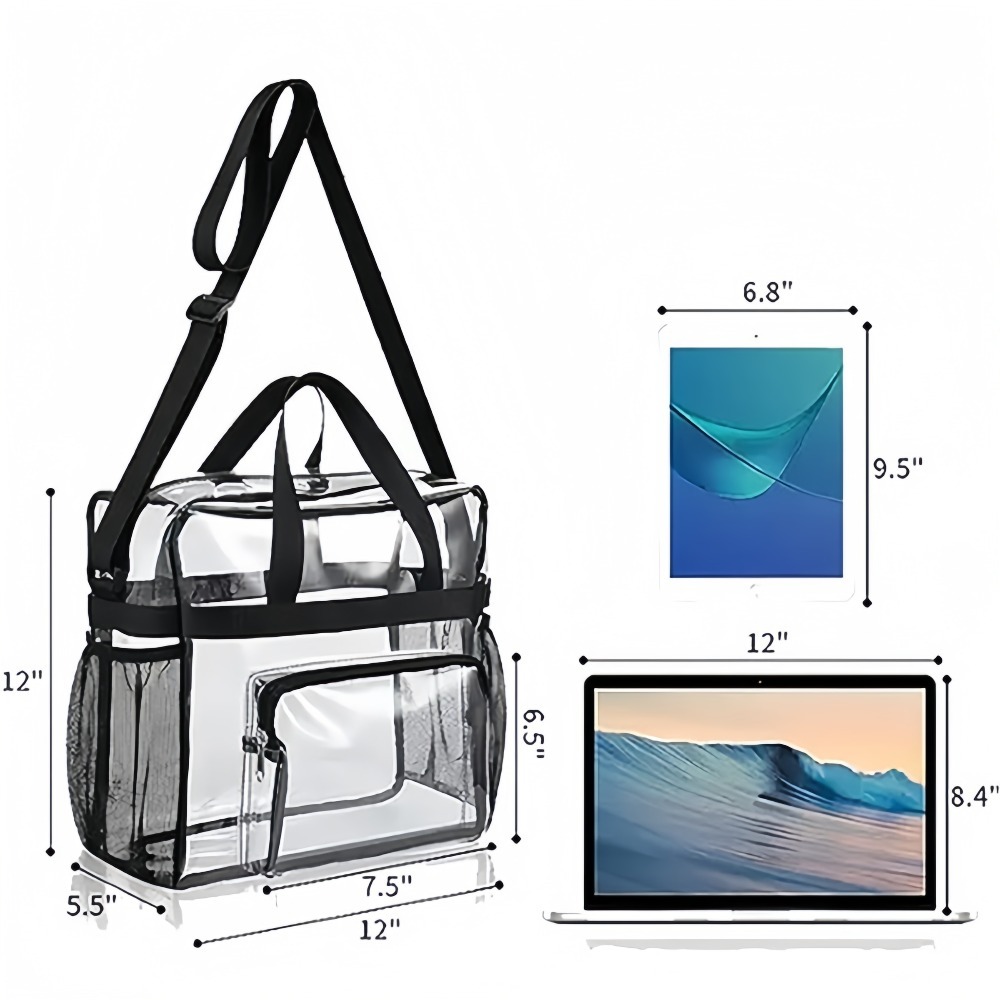 Clear Tote Bag Heavy Duty Plas - Women Bags Daily Use recension och pris