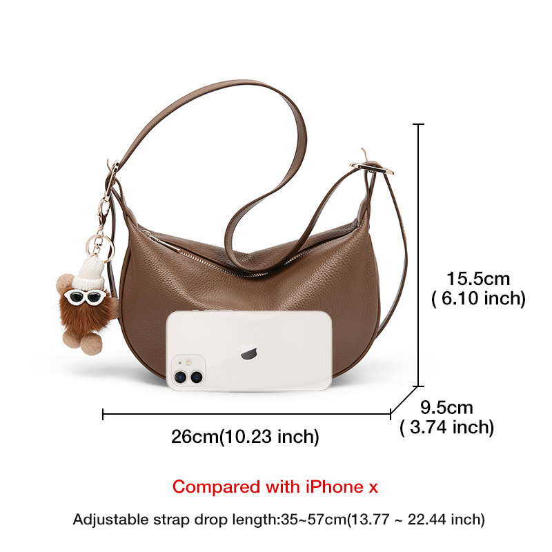 FOXER Light Luxury Women's Sho - Half Moon Crescent recension och pris