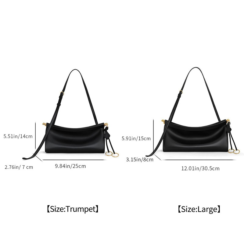 Luxury Serpentine Shoulder Bag - Half Moon Crescent recension och pris