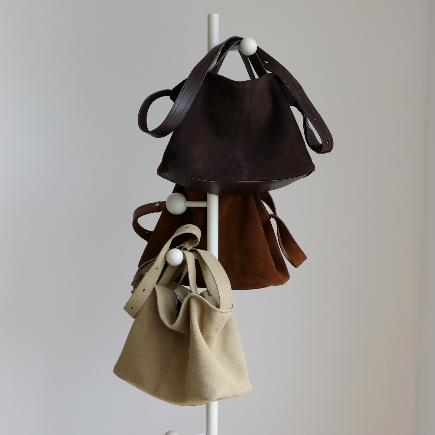 Genuine Leather Suede Tote Bag - Hobo Bag Slouchy recension och pris