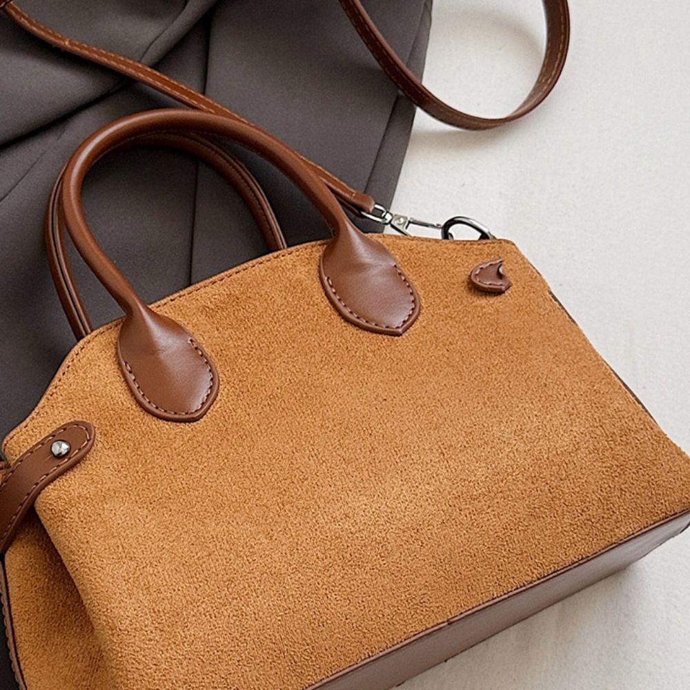 Shoulder Bag Suede Boston Shou - Hobo Bag Slouchy recension och pris
