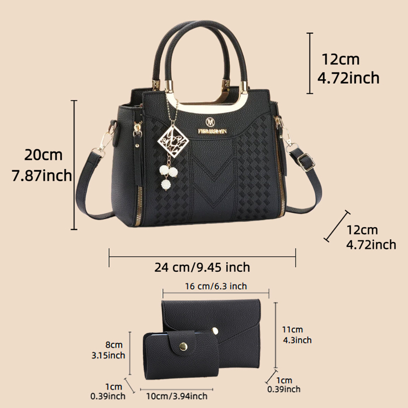 3-piece handbag set made of ly - Women Bags Daily Use recension och pris