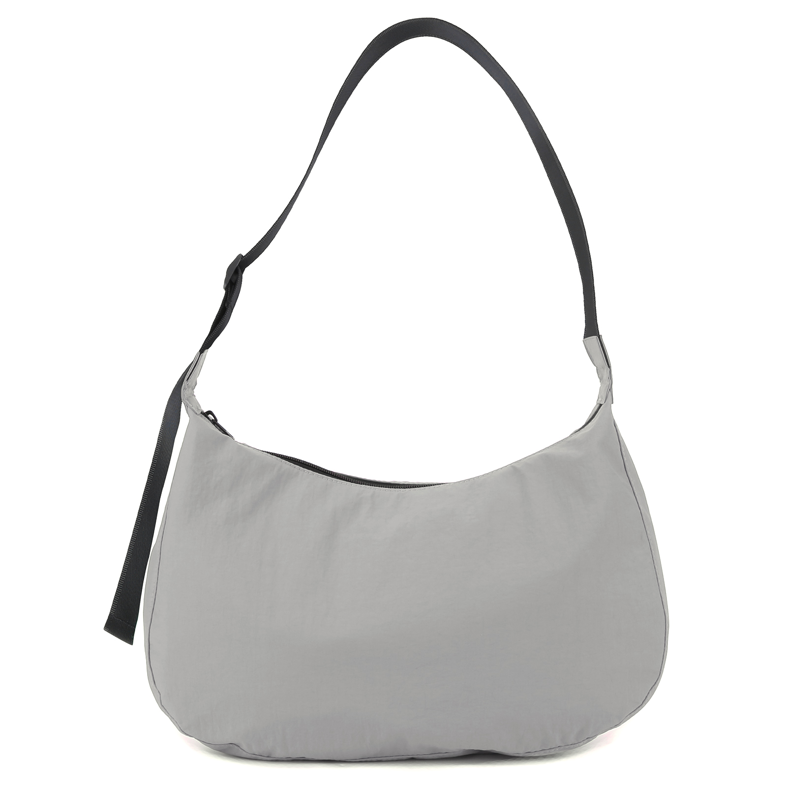 Women Nylon Shoulder Bag Zippe - Half Moon Crescent recension och pris
