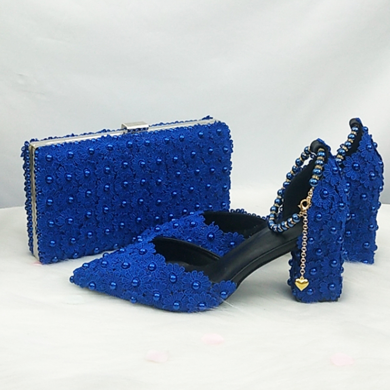 BaoYa Fang blue white Beads St - Women Bags For Party recension och pris