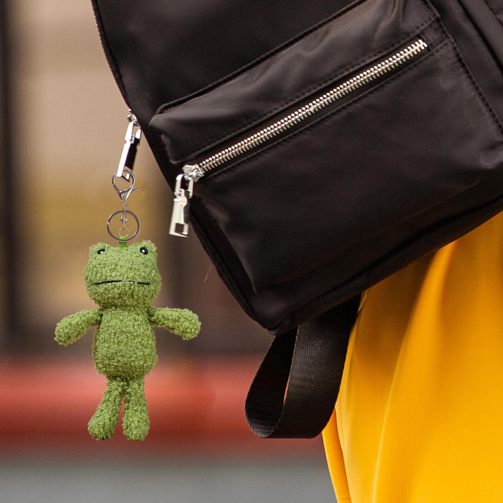 Plush Frog Keychain Bag Charm  - Women'S Bags New Collection recension och pris