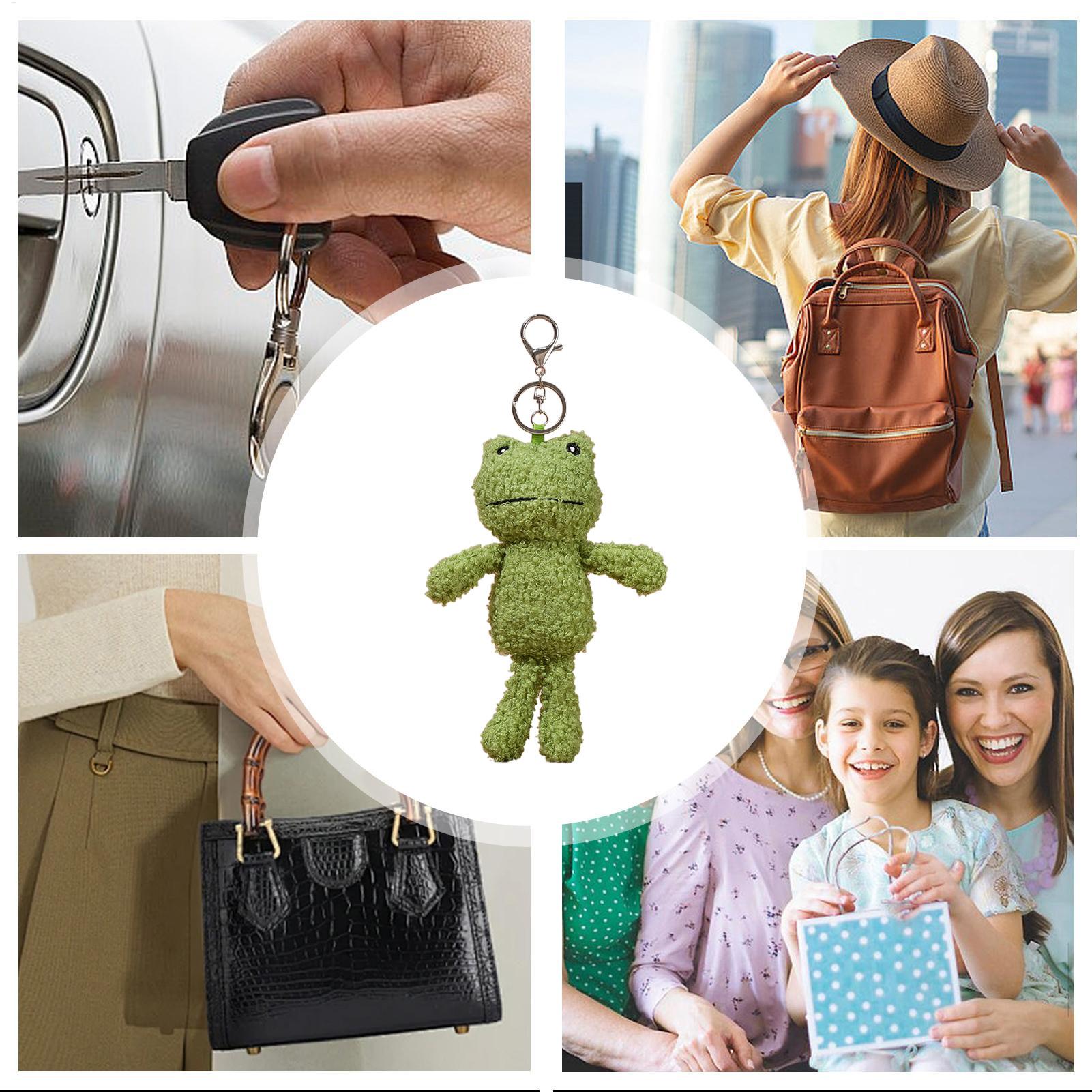 Plush Frog Keychain Bag Charm  - Women'S Bags New Collection recension och pris