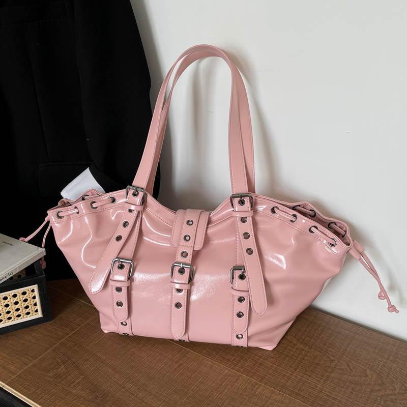 Y2K Gothic Rivet Adjustable St - Women Bags Sale recension och pris