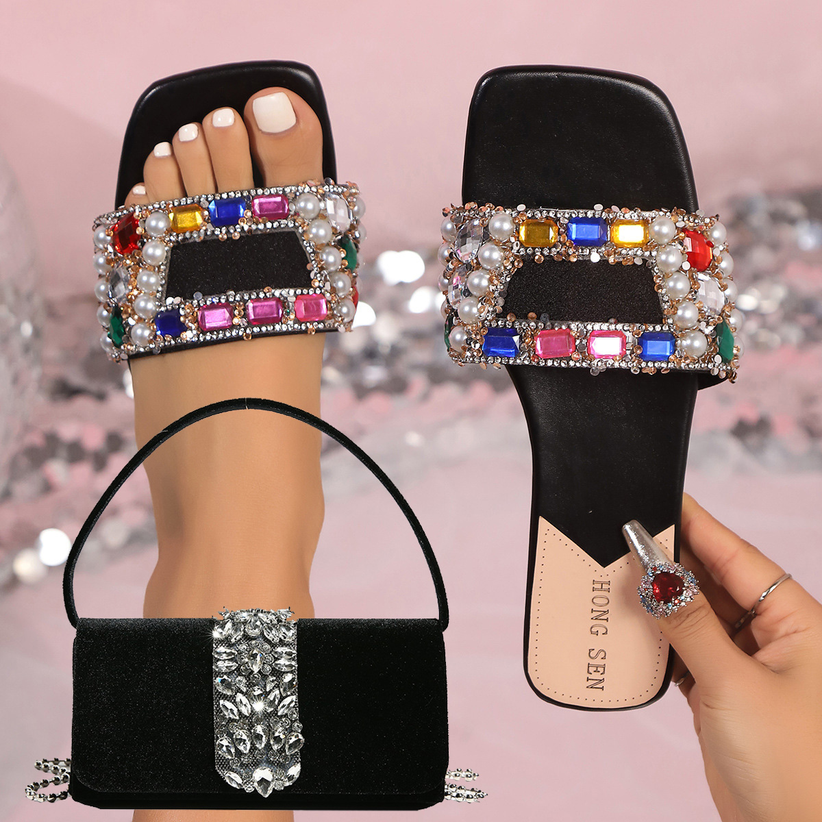 Colorful Flat Slippers For Wom - Women Bags 2026 recension och pris