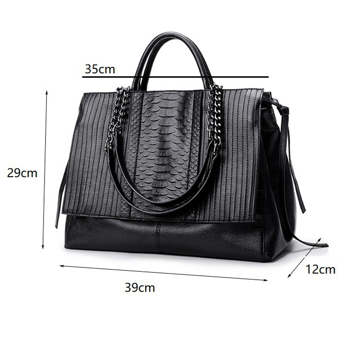 Elegant Tote Bag With Zipper,  - Women Bags Sale recension och pris