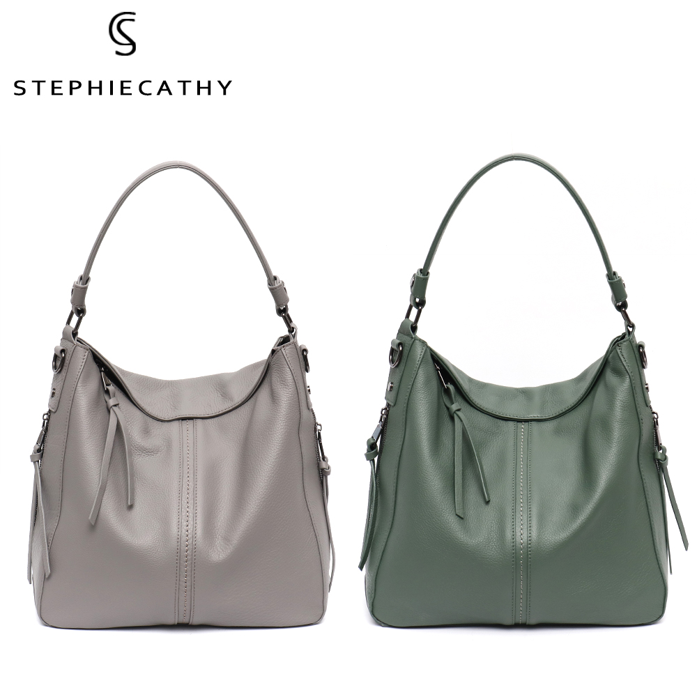 SC Real Cow Leather Slouchy Sh - Hobo Bag Slouchy recension och pris
