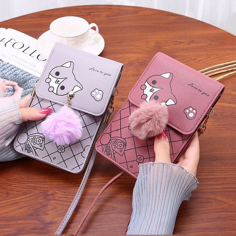 Cute Cartoon Pattern Touch-Scr - Women Bags Daily Use recension och pris