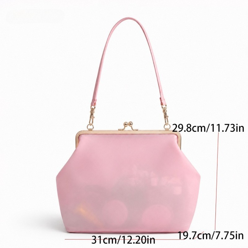 Clear PVC Waterproof Jelly Bag - Hobo Bag Slouchy recension och pris