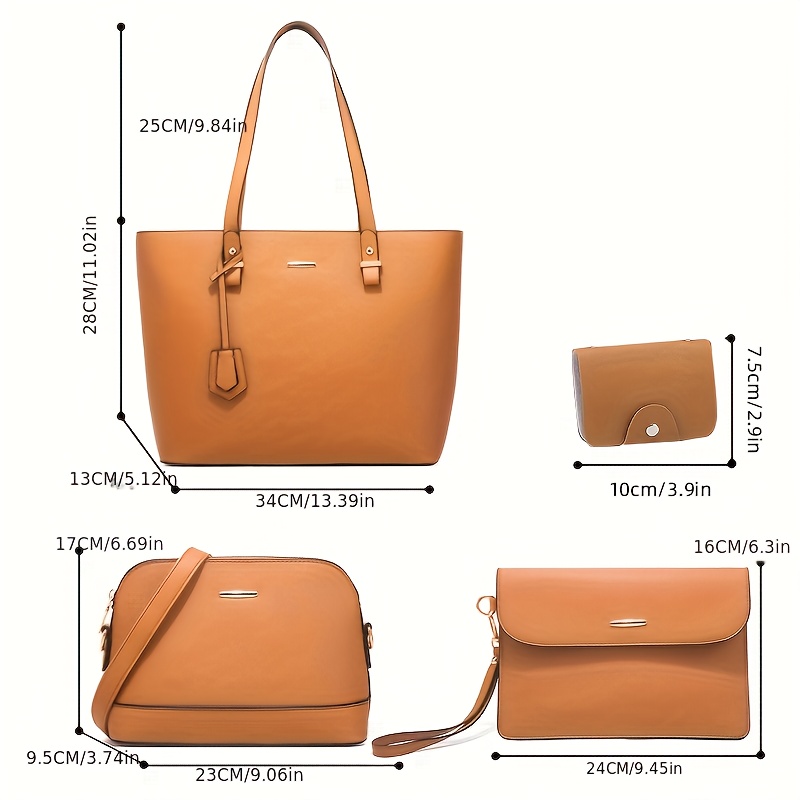4pcs Fashion Women's Bag Sets  - Women Bags Daily Use recension och pris
